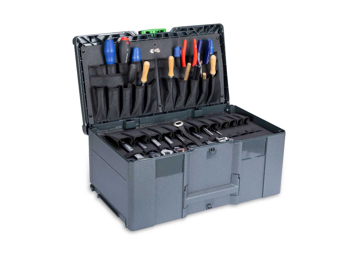 Med en verktygsinsats kan verktygen förvaras optimalt i Systainer³.