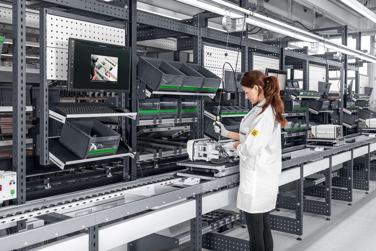 En ergonomisk arbetsplats som tillåter förändringar i hållningen.